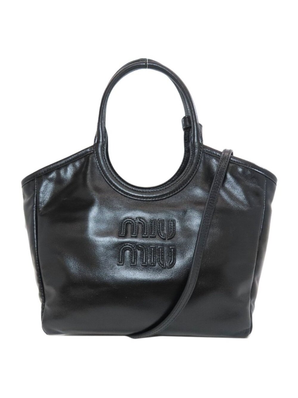 Miu Miu Ivy 2-Way Tote Bag Calfskin